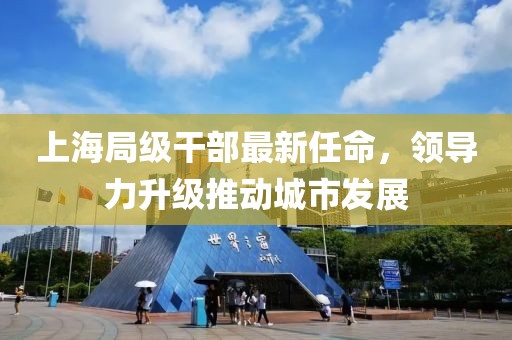 上海局級(jí)干部最新任命，領(lǐng)導(dǎo)力升級(jí)推動(dòng)城市發(fā)展