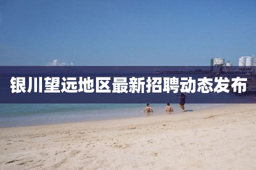 銀川望遠(yuǎn)地區(qū)最新招聘動(dòng)態(tài)發(fā)布