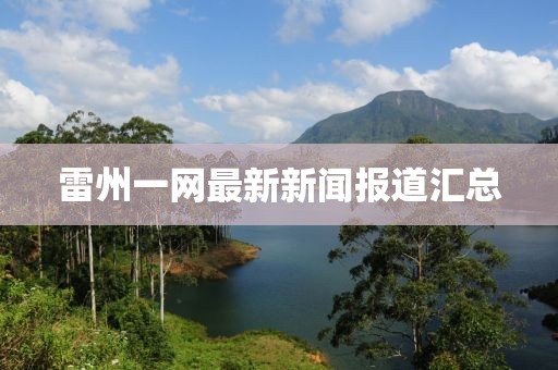 雷州一網(wǎng)最新新聞報(bào)道匯總