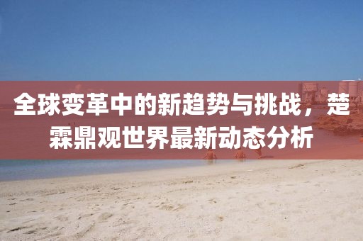 全球變革中的新趨勢與挑戰(zhàn)，楚霖鼎觀世界最新動態(tài)分析