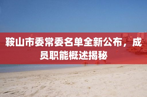 鞍山市委常委名單全新公布，成員職能概述揭秘