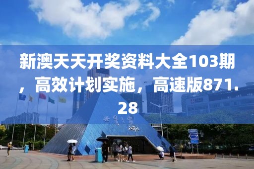 新澳天天開獎(jiǎng)資料大全103期，高效計(jì)劃實(shí)施，高速版871.28