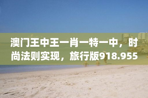 澳門王中王一肖一特一中，時尚法則實現(xiàn)，旅行版918.955